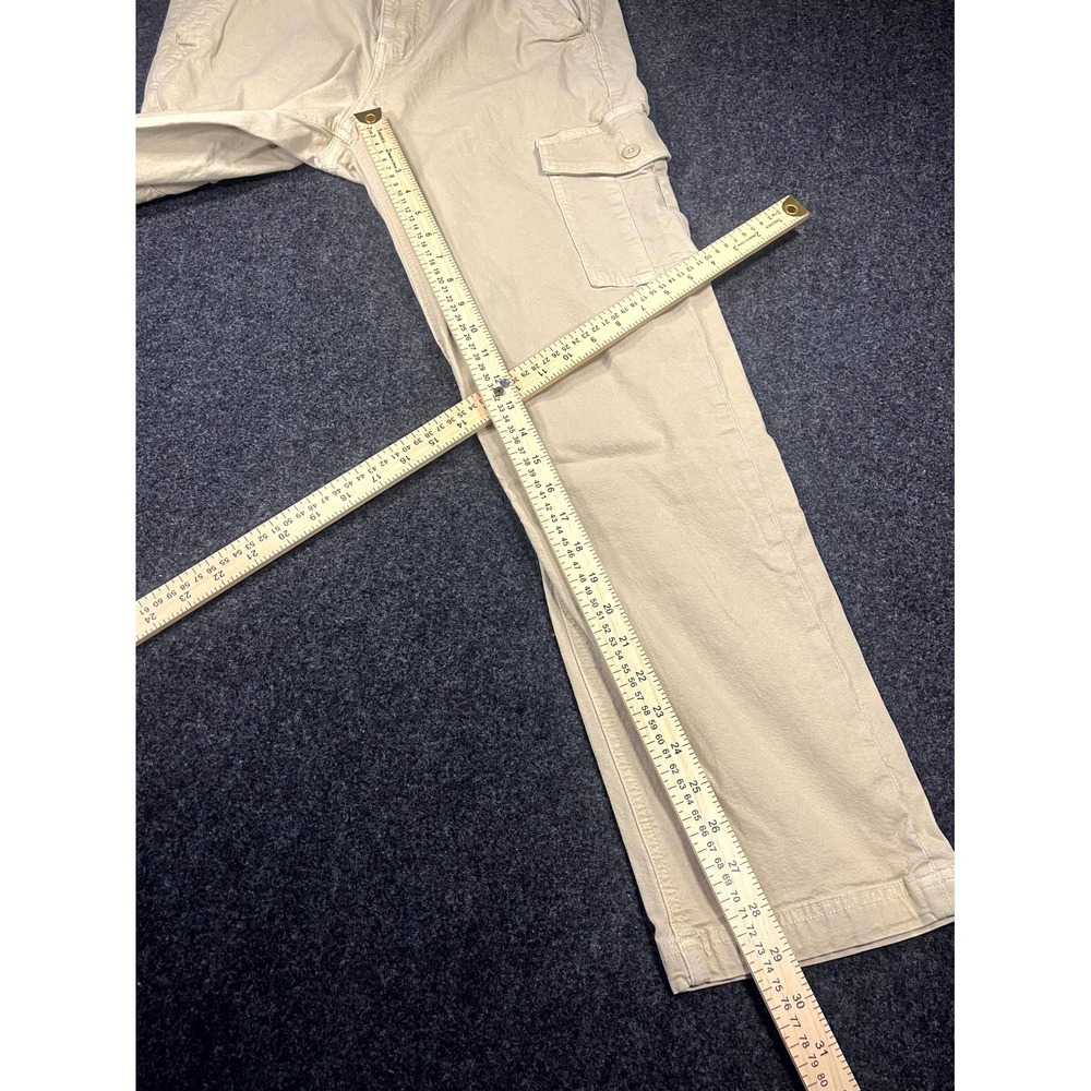 American Eagle Outfitters Cargo Pants Women 12 Khaki Straight Leg Utility Hiking - Picture 8 of 14